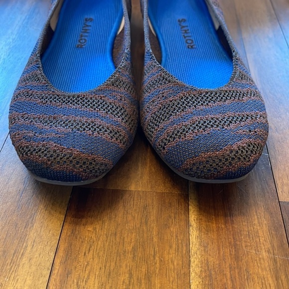 Rothy’s sapphire zebra flats - Picture 3 of 11